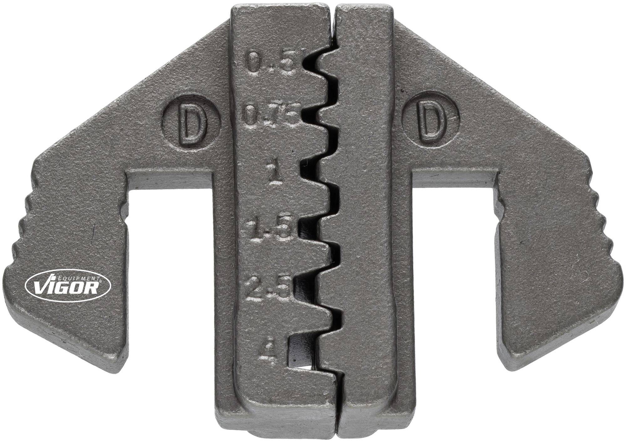 Vigor V2499-D Krimpelő betét Érvéghüvelyek 0.5 - 4 mm²