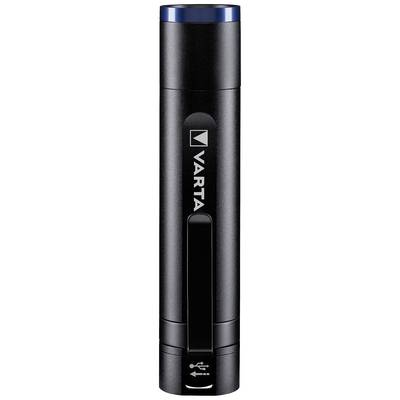 Varta Night Cutter F20R LED Kézilámpa Övcsíptetővel, USB csatlakozóval, Állítható Akkuról üzemeltetett 400 lm 22 óra 348