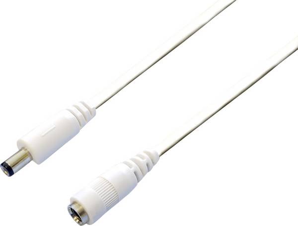 TRU COMPONENTS TC-2516016 Kisfeszültségű csatlakozóvezeték Kisfeszültségű alj - Kábel, nyitott végekkel 5.5 mm 5.5 mm 2.1 mm 2.50 m 100 db
