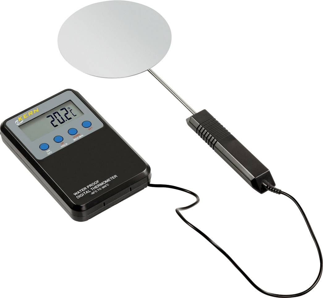 Kern DBS-A01. DBS-ACC Hőmérséklet-kalibrációs készlet, amely érzékelőből áll az értékelő egységgel