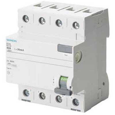 Siemens 5SV43460LA01 5SV4346-0LA01 FI védőkapcsoló AC 63 A 0.03 A 400 V-0