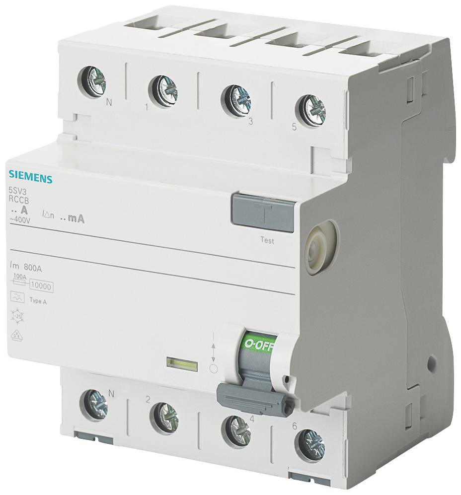 Siemens 5SV33446GV02 5SV3344-6GV02 FI védőkapcsoló A 40 A 0.03 A 400 V-0