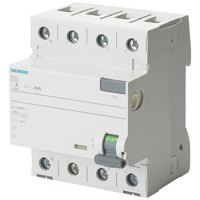 Siemens 5SV33446GV02 5SV3344-6GV02 FI védőkapcsoló A 40 A 0.03 A 400 V-0