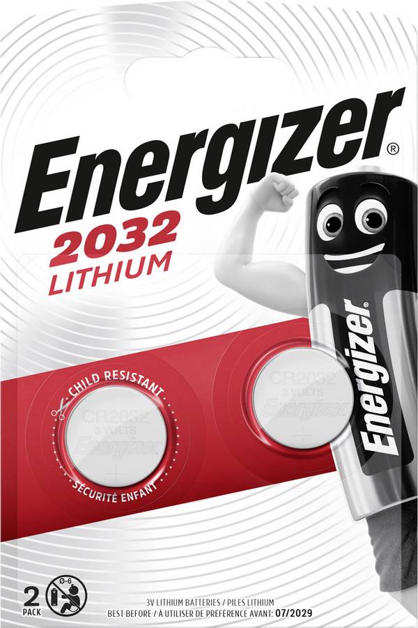 Energizer Gombelem CR 2032 3 V 2 db 240 mAh Lítium CR2032
