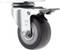 Egyedi, fémes és gumis forgó szállítási és kormányzó kerék. Alkalmas mozgatható lábú bútorokhoz vagy berendezésekhez.