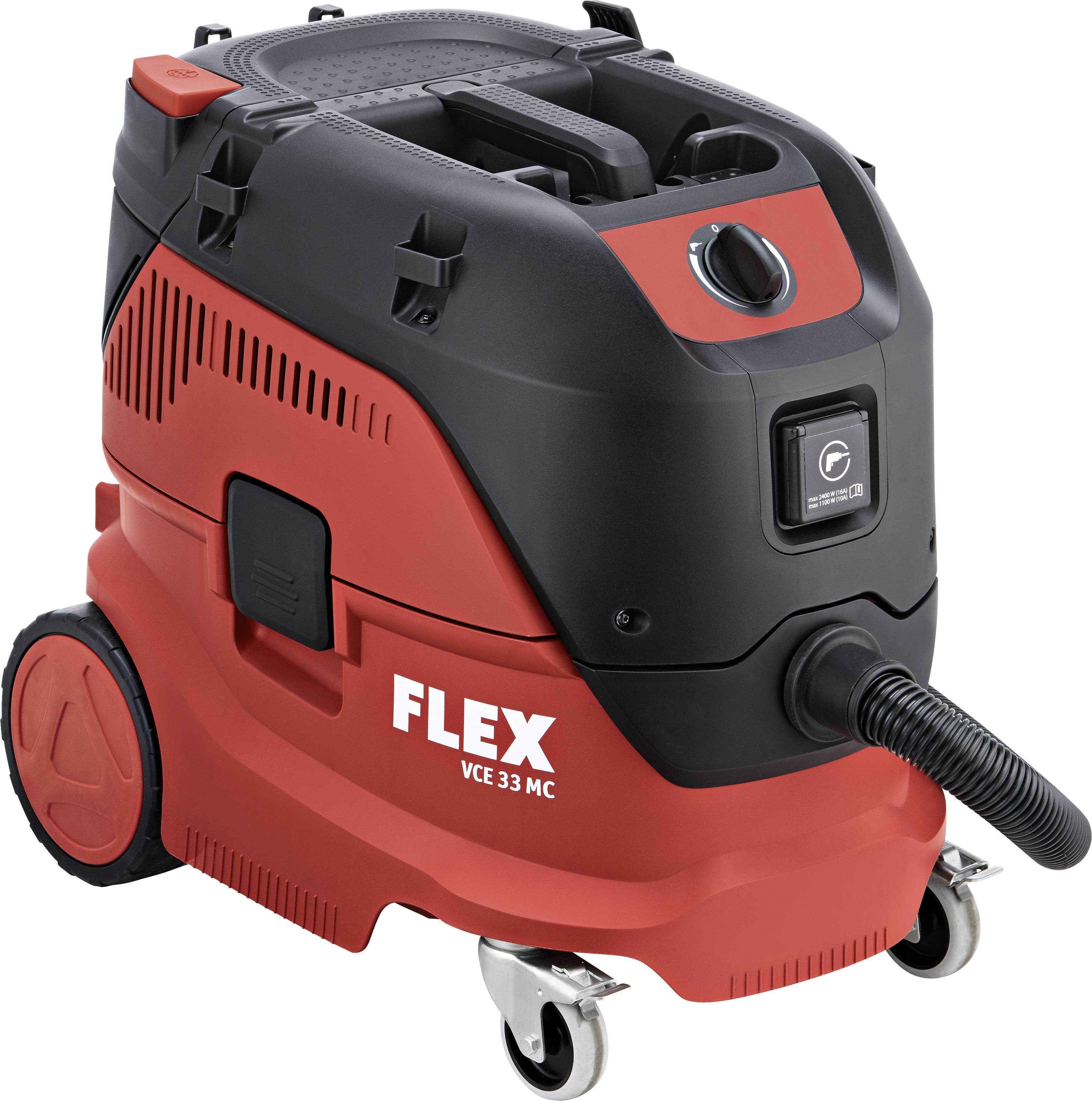 Flex VCE 33 L MC 444103 Nedves-/száraz porszívó 30 l Automatikus szűrő tisztítás-0