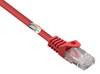 Renkforce RF-5043842 RJ45 Hálózati kábel, patchkábel CAT 5e U/UTP 0.50 m Piros Védővel 1 db