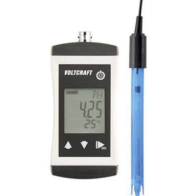 VOLTCRAFT KBM-110 pH mérő műszer Kalibrált (ISO) Redox (ORP), Hőmérséklet, pH érték 