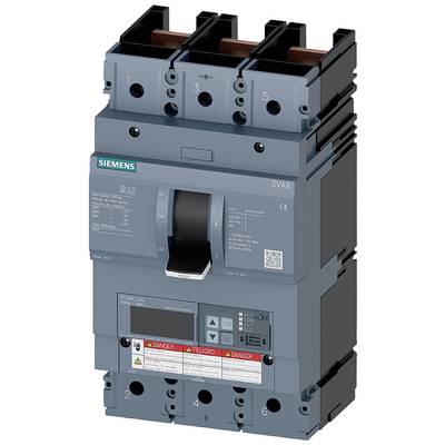 Siemens 3VA6460-7JQ31-0AA0 Teljesítménykapcsoló 1 db Beállítási tartomány (áram): 240 - 600 A Kapcsolási feszültség (max