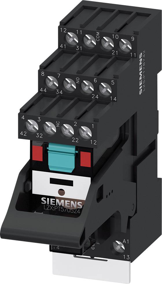 Siemens LZS:PT5B5R24 Dugaszrelé 4 váltó darab 5 db
