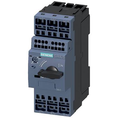 Siemens 3RV2021-1AA25 Teljesítménykapcsoló 1 db Beállítási tartomány (áram): 1.1 - 1.6 A Kapcsolási feszültség (max.): 6