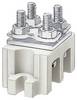 Siemens 8JH404 Kivezetés 1 pólusú szigetelt, 143A bemenet/kimenet egyenként 1x4-35mm2. 1 pólusú 1 db
