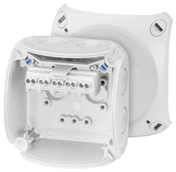 Hensel 62000043 Leágaztató doboz (H x Sz x Ma) 62 x 93 x 93 mm Élénk szürke (RAL 7035) IP66, IP67, IP69 1 db