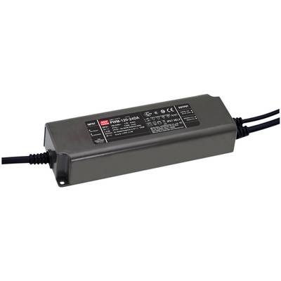 MW Mean Well PWM-120-12DA LED meghajtó Állandó feszültségű 120 W 10 A 12 V/DC Dimmelhető, Dali, Gyúlékony felületekre sz
