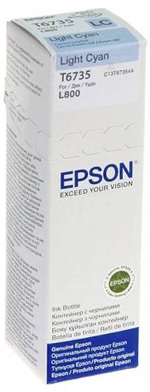 Epson C 13 T 67354A T6735 Utántöltő tinta Eredeti Epson Fotó cián 1 db-0
