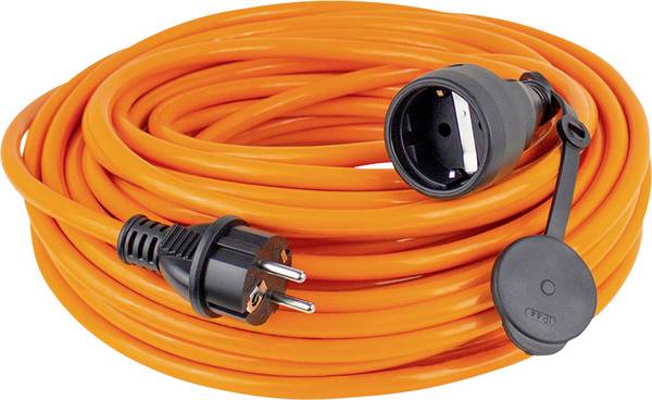 AS Schwabe 59205 Áram Hosszabbítókábel  16 A Narancs 5.00 m H07BQ-F 3G 2,5 mm²