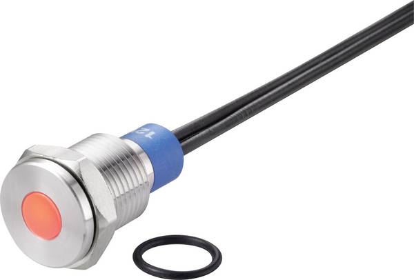 TRU COMPONENTS TC-7495176 LED lámpa Piros    12 V DC/AC