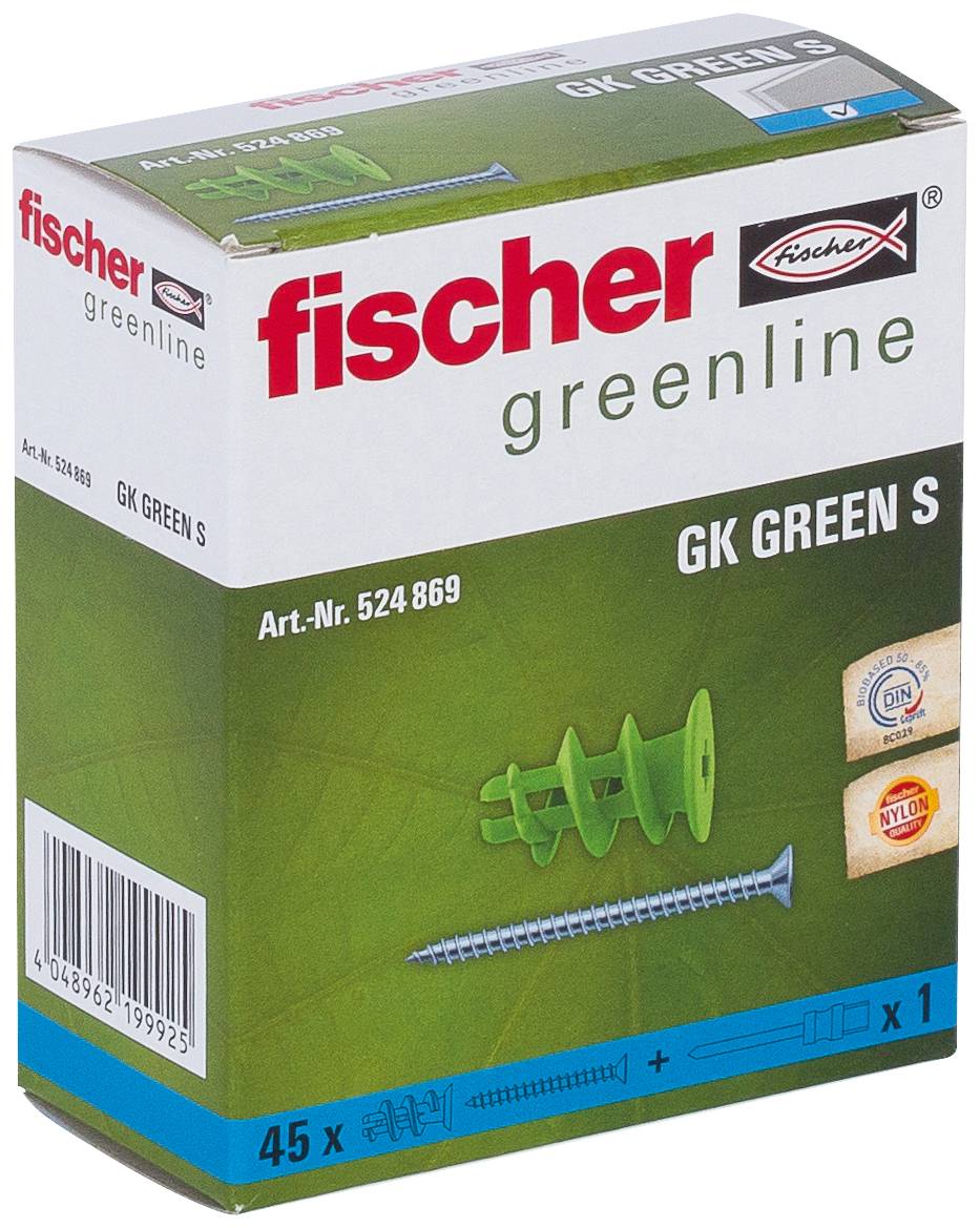 Fischer 524869 Gipszkarton tipli 35 mm 4.5 mm 45 db