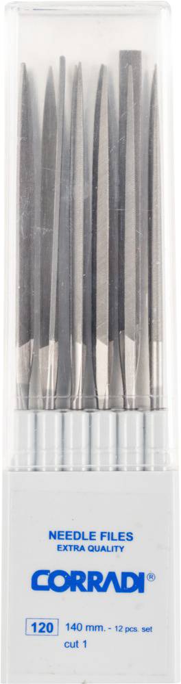 PFERD TOOLS 12320143 CORRADI tűreszelő készlet, NFB 120 140 H1 Hossz 140 mm 1 db