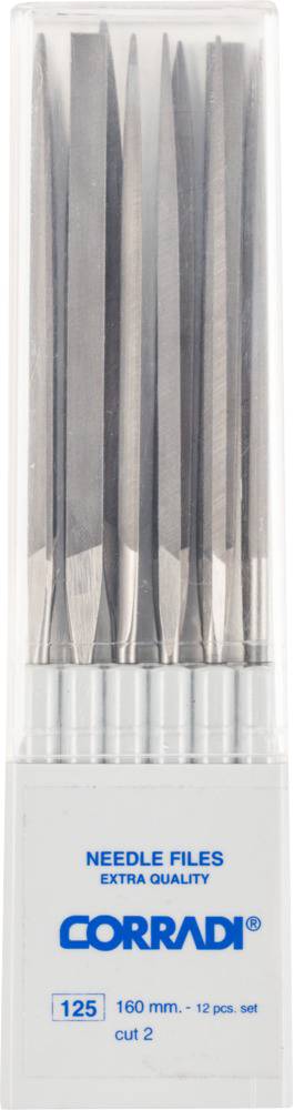PFERD TOOLS 12325164 CORRADI tűreszelő készlet, NFB 125 160 H2 Hossz 160 mm 1 db