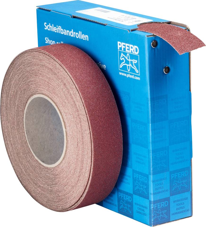 PFERD TOOLS 45016406 Csiszolópapír tekercs Szemcsézet 60 (H x Sz) 25 m x 38 mm 25 m