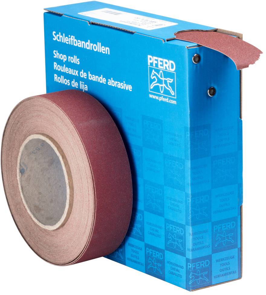 PFERD TOOLS 45016415 Csiszolópapír tekercs Szemcsézet 150 (H x Sz) 25 m x 38 mm 25 m