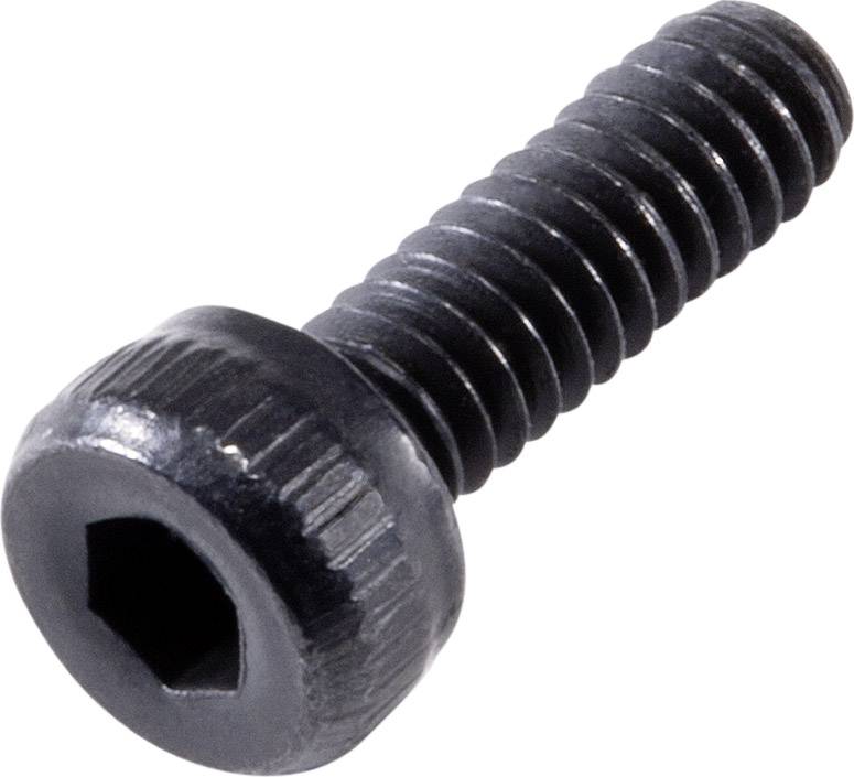 TOOLCRAFT M2 x 6mm TO-5661774 Hengeres csavarok M2 6 mm Belső hatlapú DIN 912 Acél 100 db