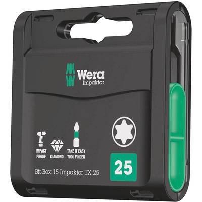 Wera Impaktor 05057775001 Bit készlet 15 részes  