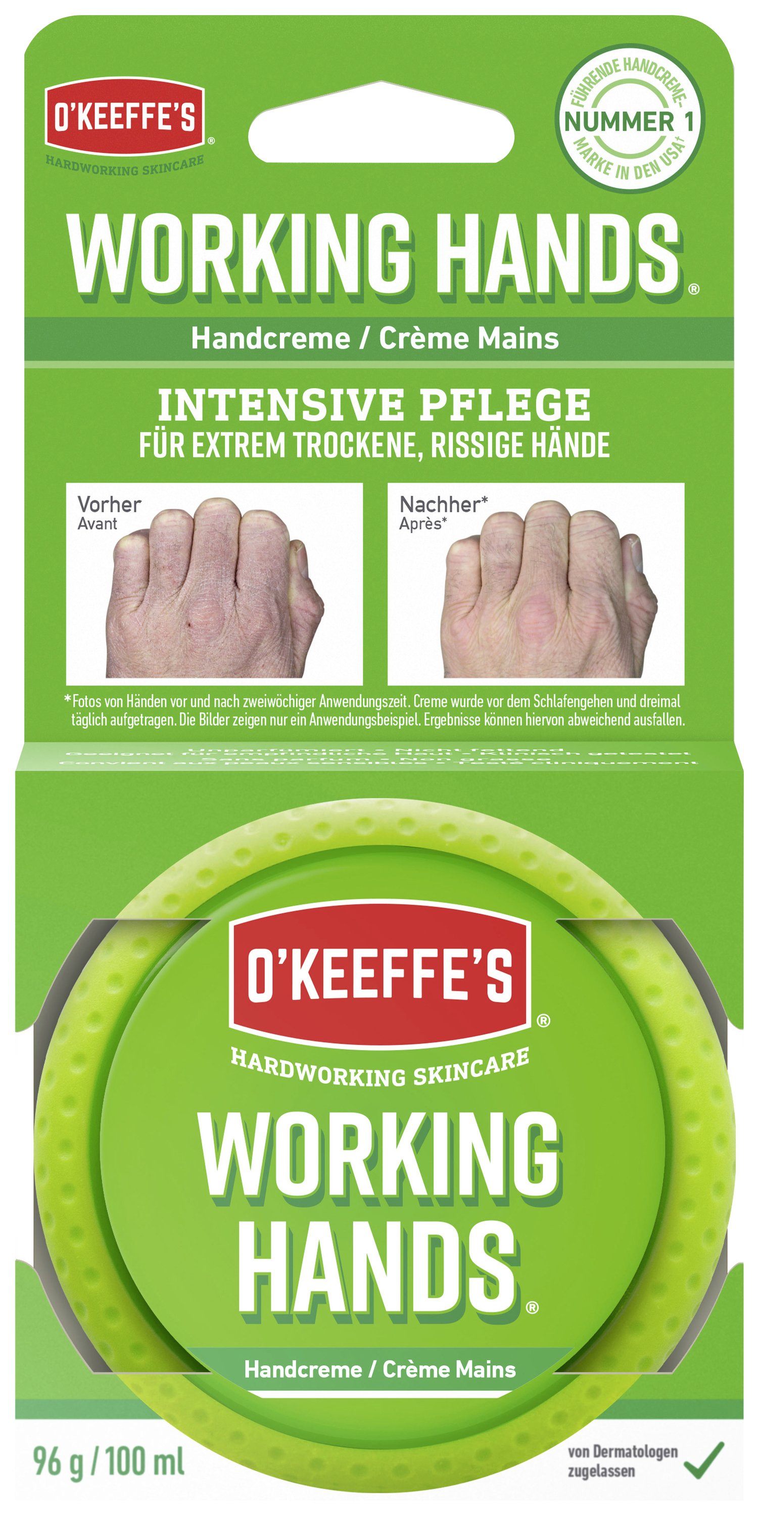 O'Keeffe's Working Hands Kézápoló krém 96 g AZPUK010 1 db