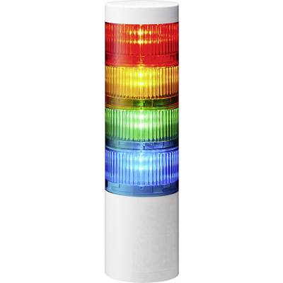 Patlite Jelző oszlop LR7-402WJNW-RYGB  LED 4 színű, Piros, Sárga, Zöld, Kék 1 db