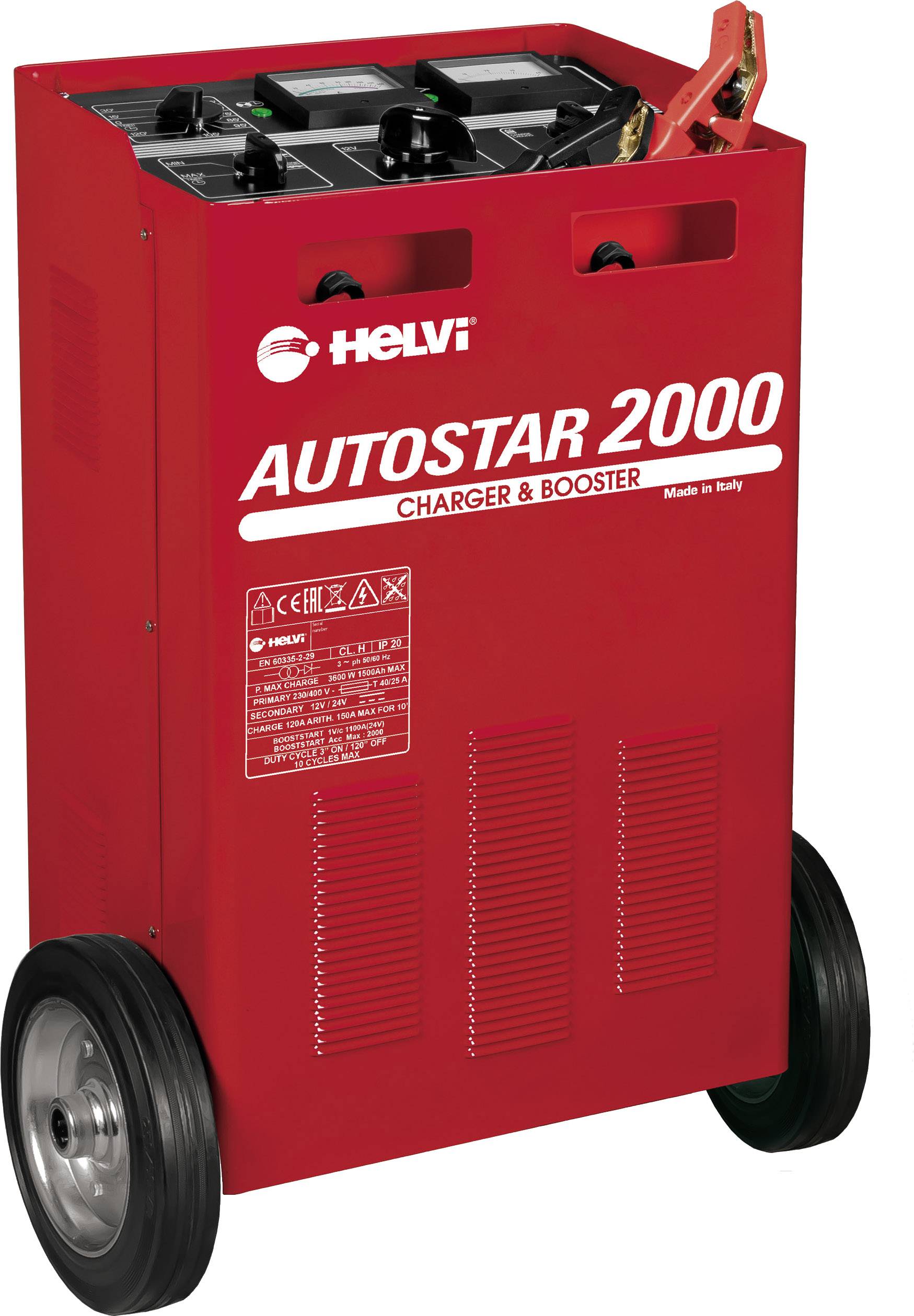 Helvi Autostar 2000 77224 Autós töltőkészülék 12 V, 24 V 120 A