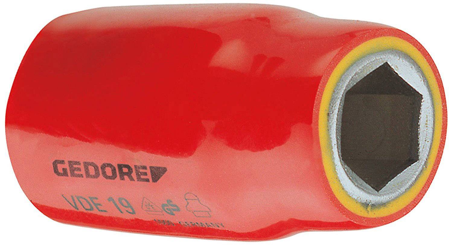 Gedore VDE 19 11 6122780 1/2 (12.5 mm) VDE dugókulcs betét szigetelt 11 mm 11 mm 1/2 (12,5 mm)