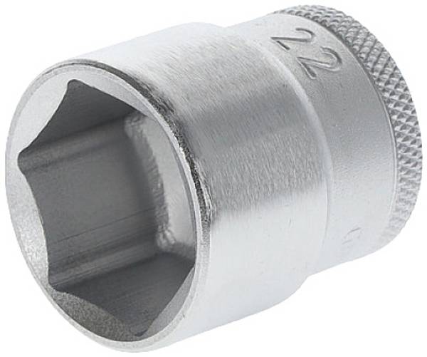 Gedore 30 22 6235040 Négylap tömör, 10 mm (3/8 coll) Dugókulcs betét  22 mm  22 mm   3/8" (10 mm)