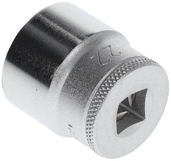 22 mm-es fémanya, csavarmunkálatokhoz használható csavarkulccsal vagy racsnis kulccsal.