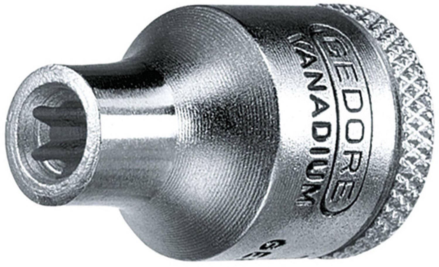 Gedore TX 30 E7 6250430 Külső kerek hatlap (TX) Dugókulcs betét 6.16 mm M6 3/8 (10 mm)