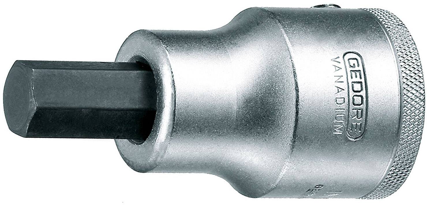 Hatszögletű fém dugókulcs 'GEDORE VANADIUM' felirattal. Mechanikai munkákhoz tervezve.