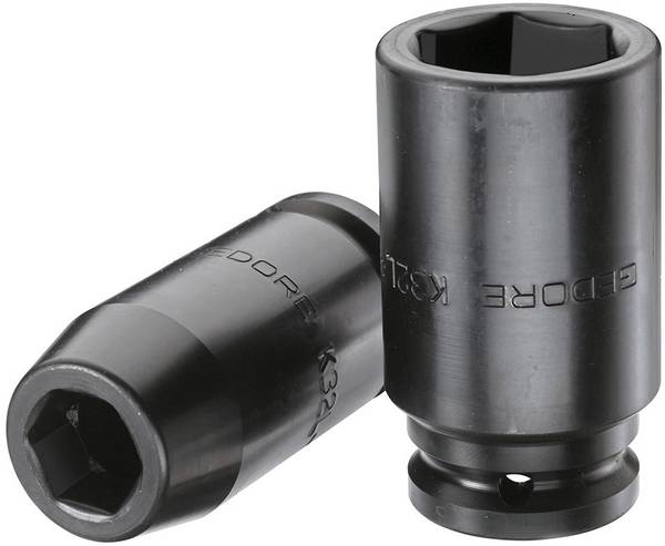 Gedore K 32 L 6281660 Négylap tömör, 20 mm (3/4 coll) Erő dugókulcs betét  34 mm 3/4" 34 mm   3/4" (20 mm)