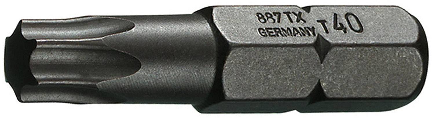 Gedore 687 TX T25 S-010 6542640 Kerek hatlap bit TX 25 Króm-vanádium speciális acél Barnított C 6.3 1 db