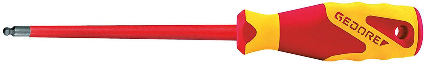 Gedore VDE 2163 K 6 Belső hatlap csavarhúzó Kulcsszélesség: 6 mm Penge hossz: 100 mm Méret, hossz: 210 mm