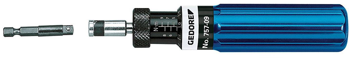 Gedore 757-09 Forgatónyomatékos csavarhúzó 4 - 9 Nm DIN EN ISO 6789