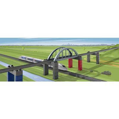 Märklin World 72218 H0 építőelem készlet magas vasúti híd