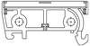 Weidmüller AP 45/RE OR 1665 1011600000 Univerzális műszerdobozok 45 x 8 x 22.9 x 22.8 PA 6.6 Narancs 20 db darab