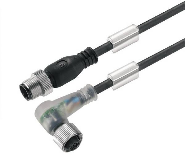 Weidmüller 1349550100 Érzékelő-/működtető összekötő, konfekcionált M12 Dugó 3.00 m Pólusszám: 4 1 db