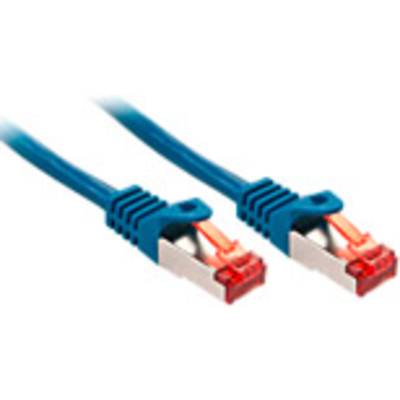 LINDY 47353 RJ45 Hálózati kábel, patchkábel CAT 6 S/FTP 1.50 m Kék  1 db