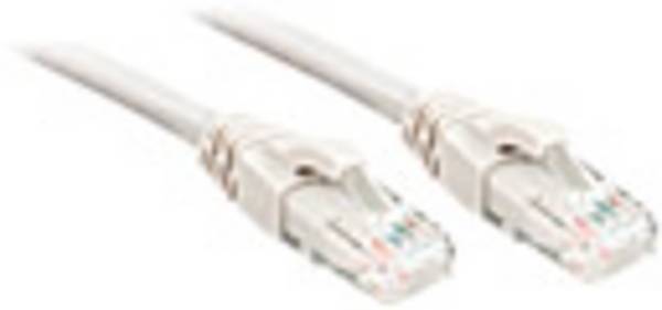 LINDY 48090 RJ45 Hálózati kábel, patchkábel CAT 6 U/UTP 0.30 m Fehér Árnyékolatlan 1 db