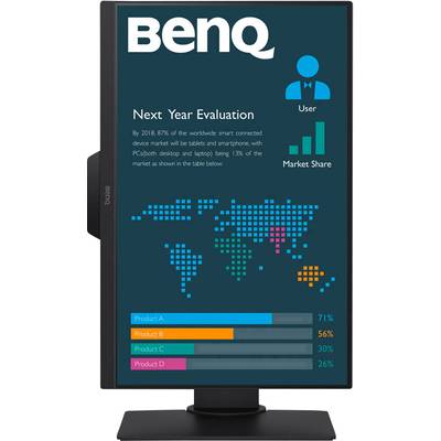 BenQ BL2381T LED monitor (felújított)  EEK E (A - G) 57.2 cm (22.5 coll) 1920 x 1200 pixel 16:10 5 ms VGA, HDMI™, Kijelz
