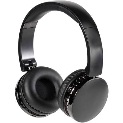 Vivanco NEOS AIR   On Ear fejhallgató Bluetooth®, Vezetékes  Fekete  Összehajtható, Headset, Fülkengyel