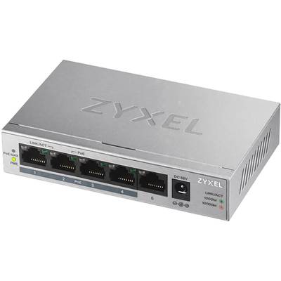 ZyXEL GS1005HP-EU0101F Hálózati switch  5 port 2000 MBit/s PoE funkció 