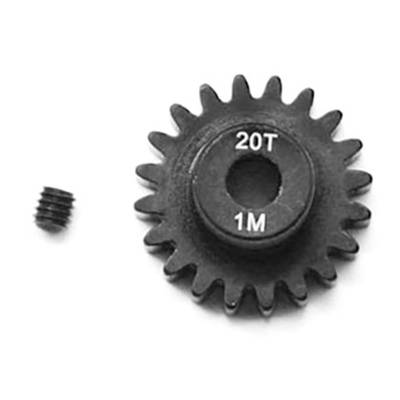 ArrowMax  Motor fogaskerék Modul típus: 1.0 Furat átmérő: 5 mm Fogak száma: 20