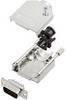 TRU COMPONENTS TCDTZK09DMPK 7709108 D-SUB tűs kapocsléc készlet 180 ° Pólusszám: 9 Forrasztókehely 1 db